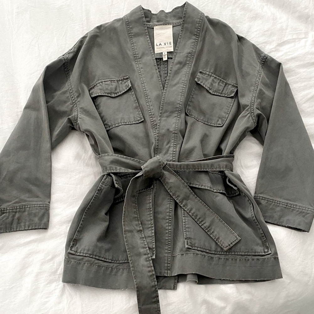 NWOT Rebecca Taylor La Vie belted jacket